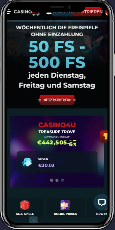 casino4u mobiles spielen