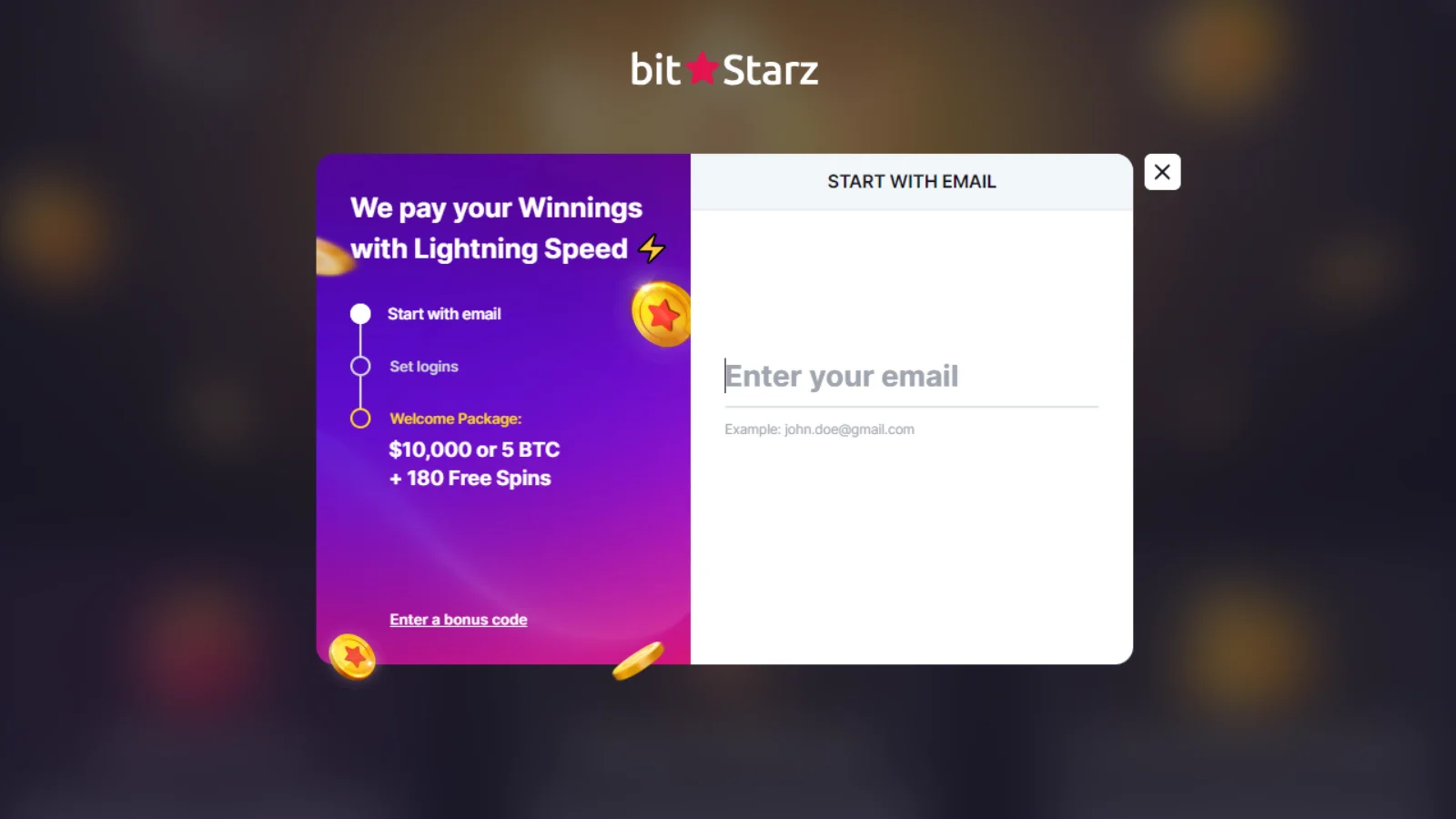 Bitstarz Casino Login