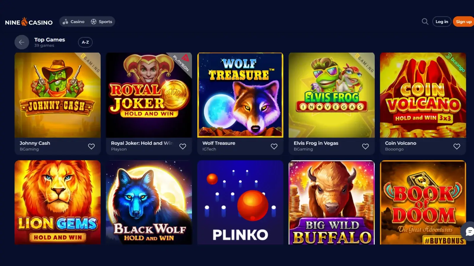 Nine Casino Online Games