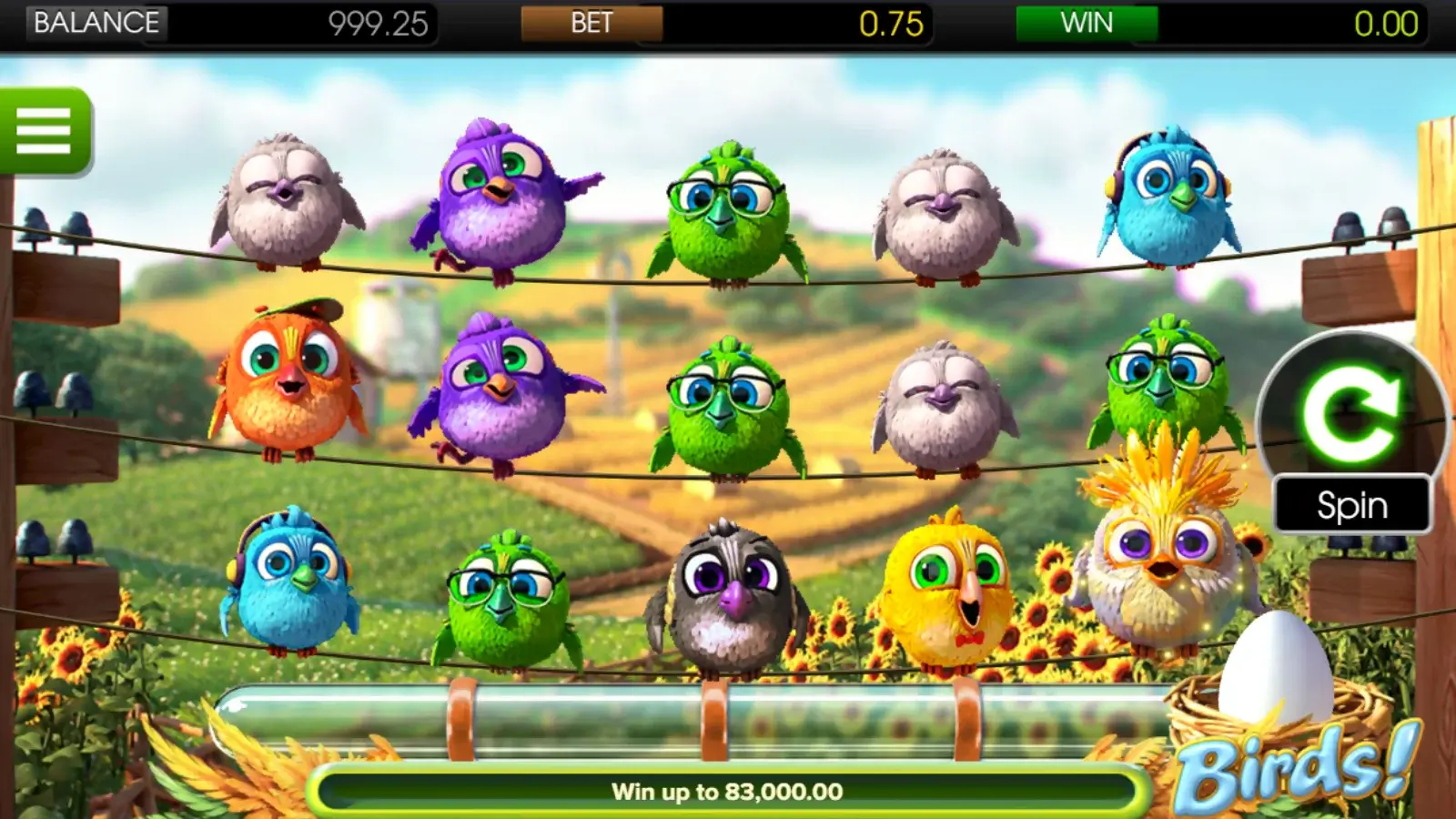 Birds! - Animal-themed Slot Machine