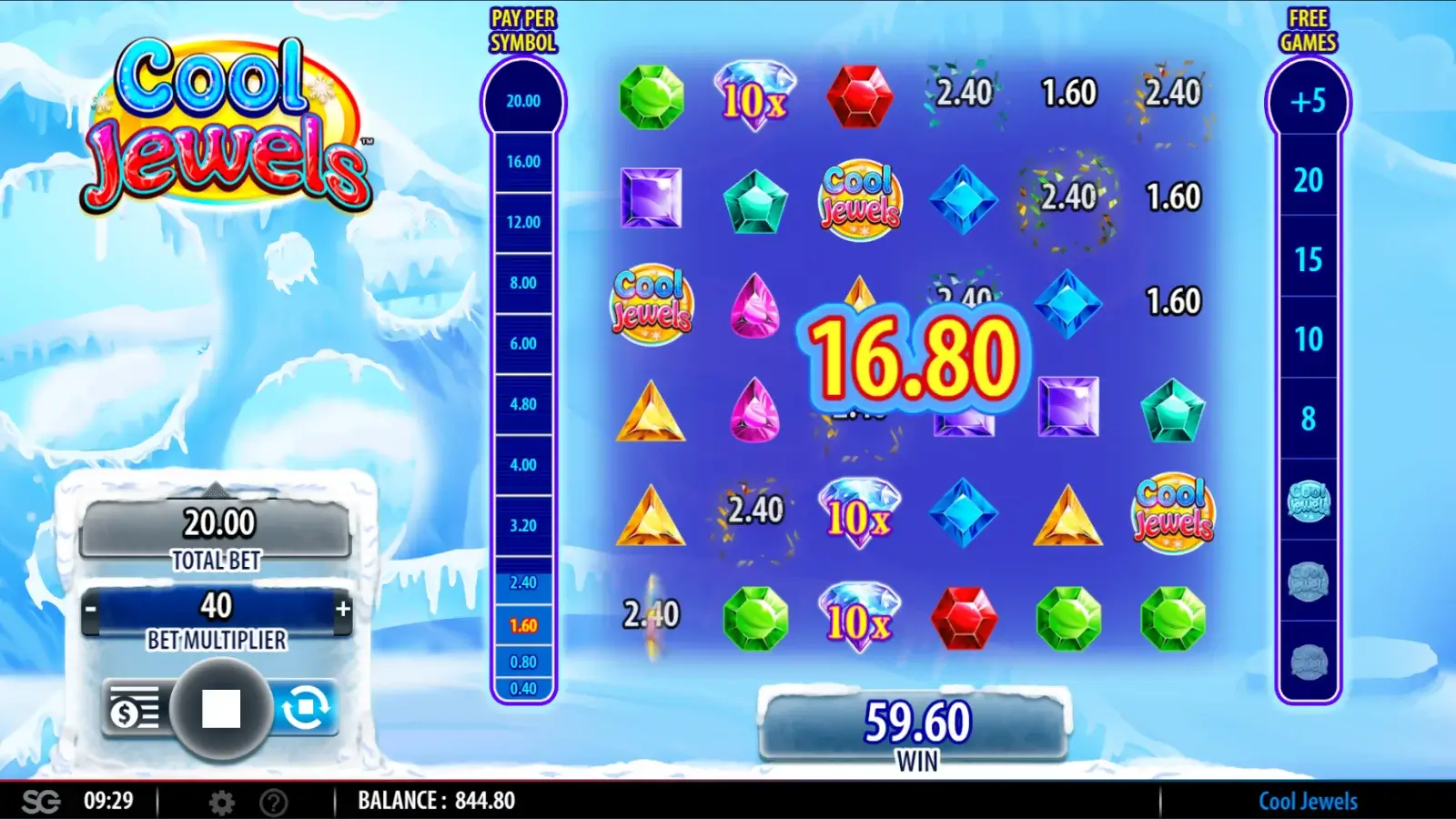 Cool Jewels Slot by WMS