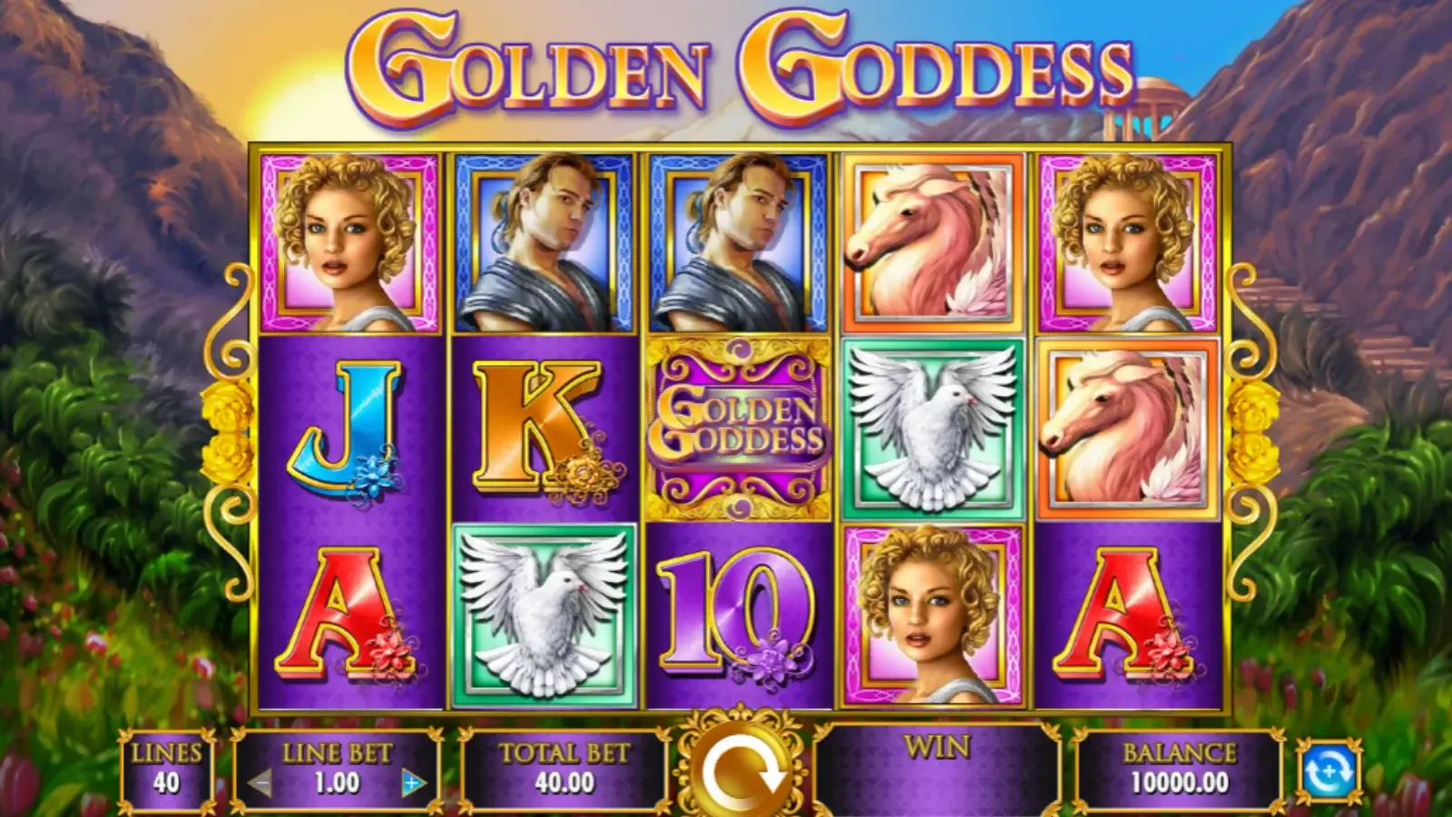 Golden Goddess Slot Theme