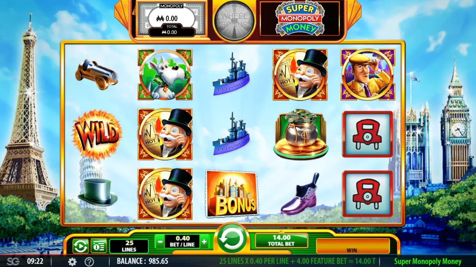 Super Monopoly Money Slot by WMS