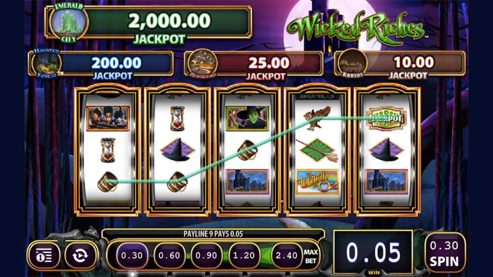 Wicked Riches Slot by WMS