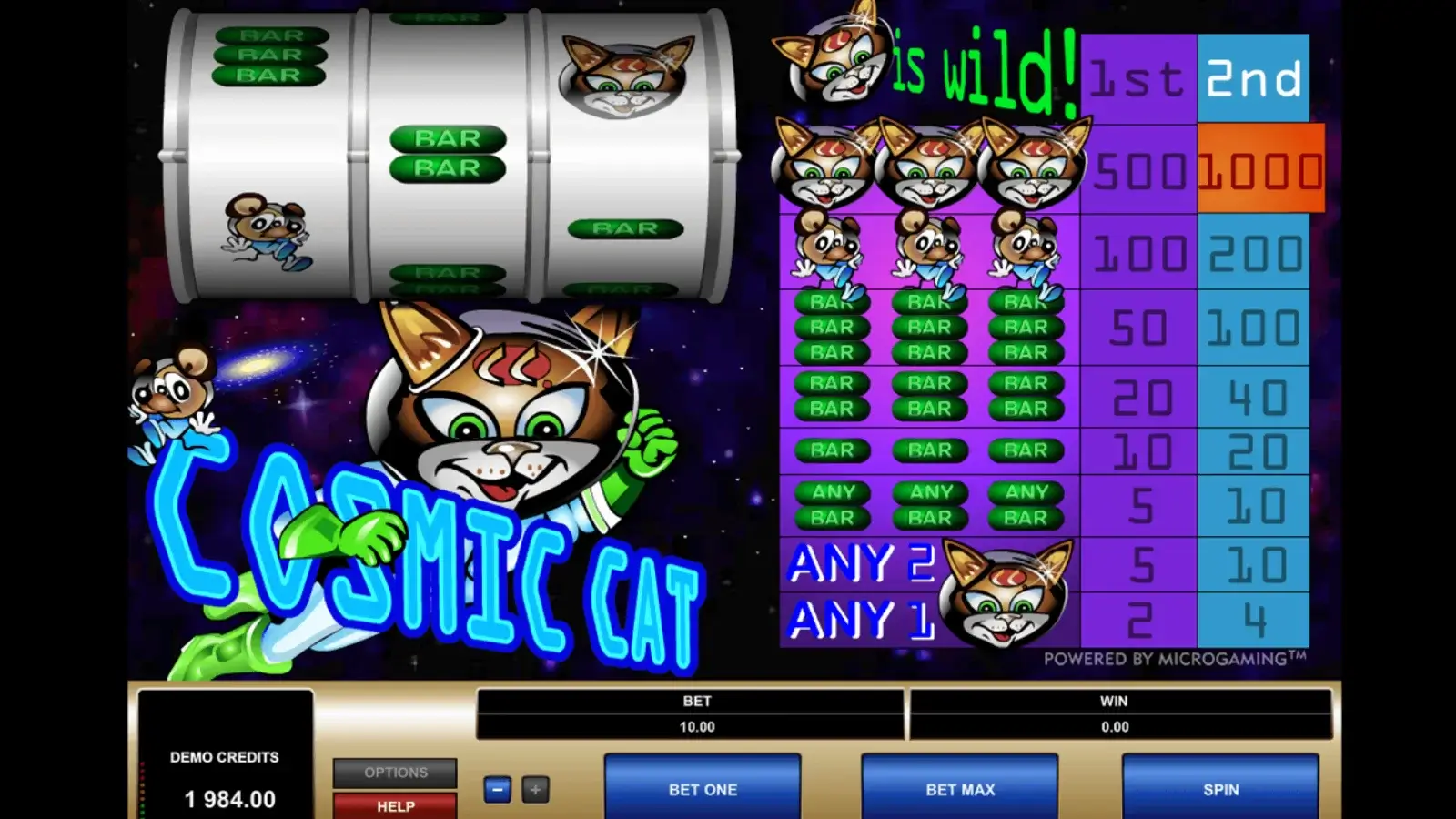 Cosmic Cat Slot