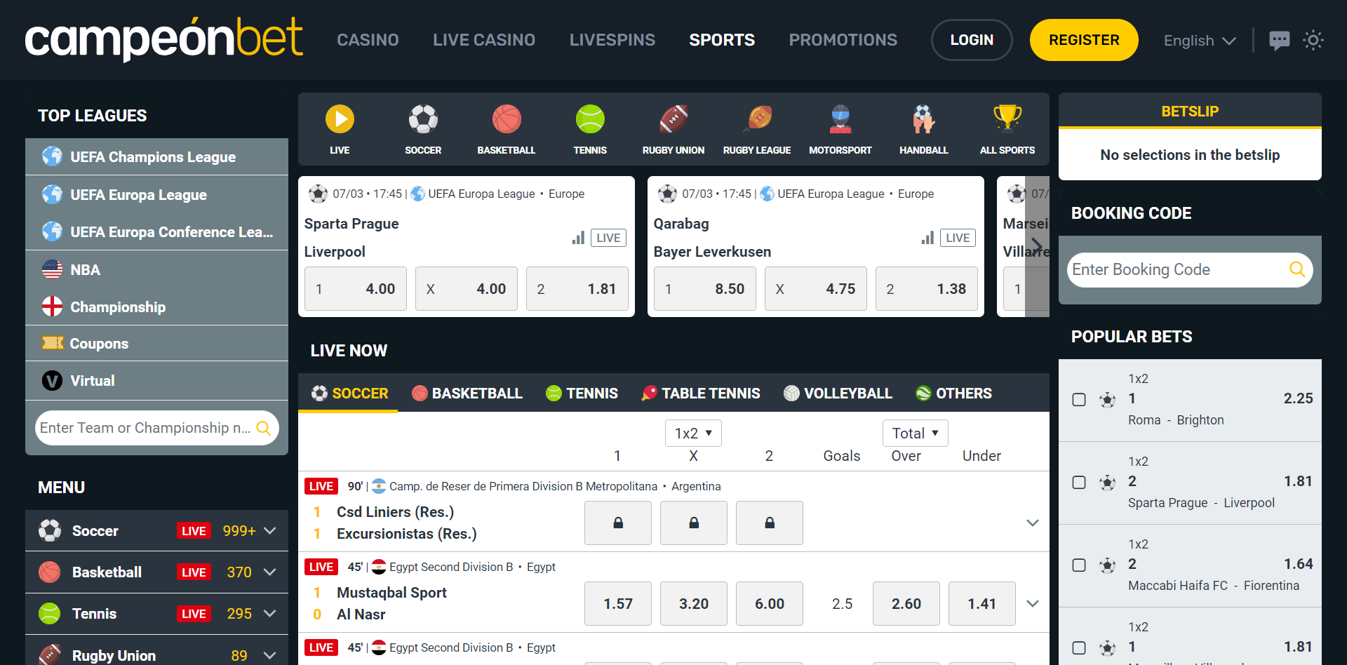 Campeonbet sports betting