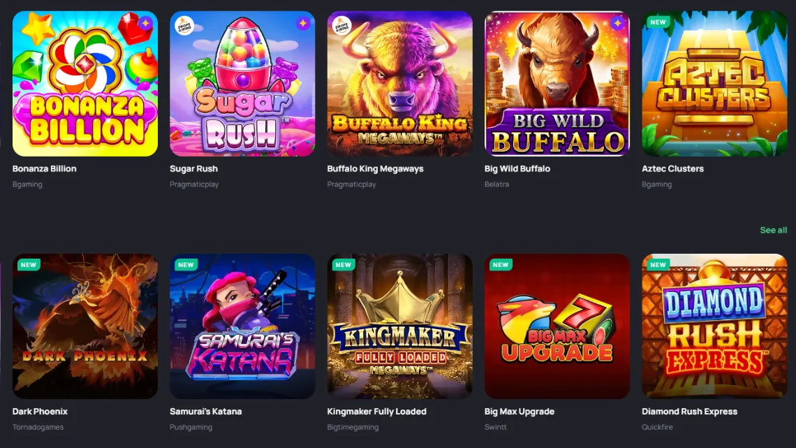 BetandPlay Casino Games