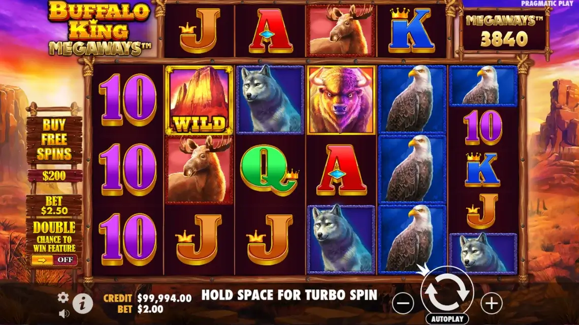 Buffalo King Megaways American-themed slot