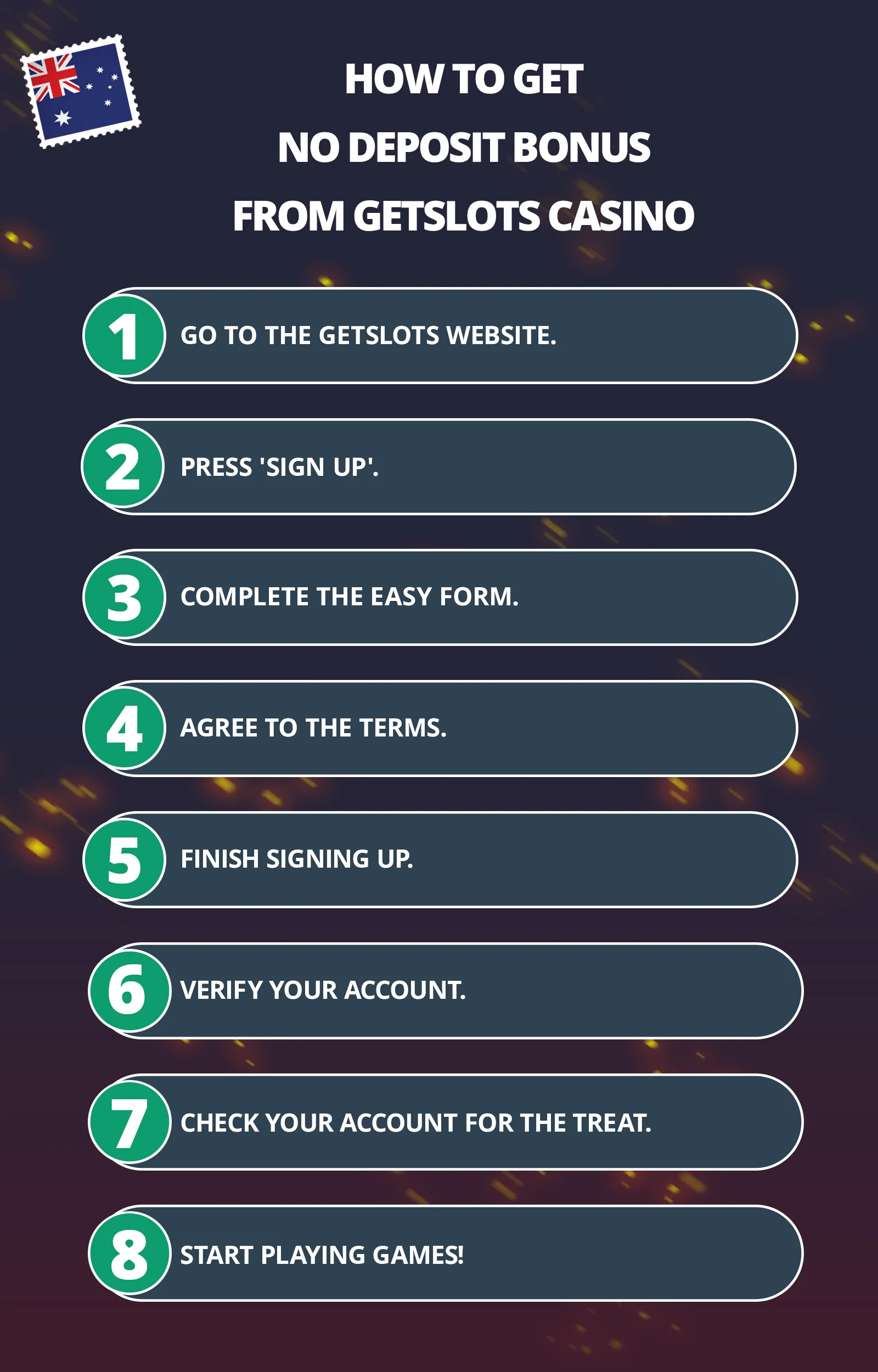 How to Get No Deposit Bonus from GetSlots Casino