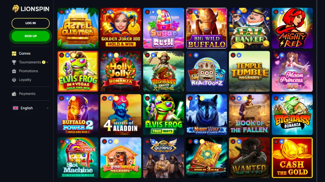 Lionspin Casino Games