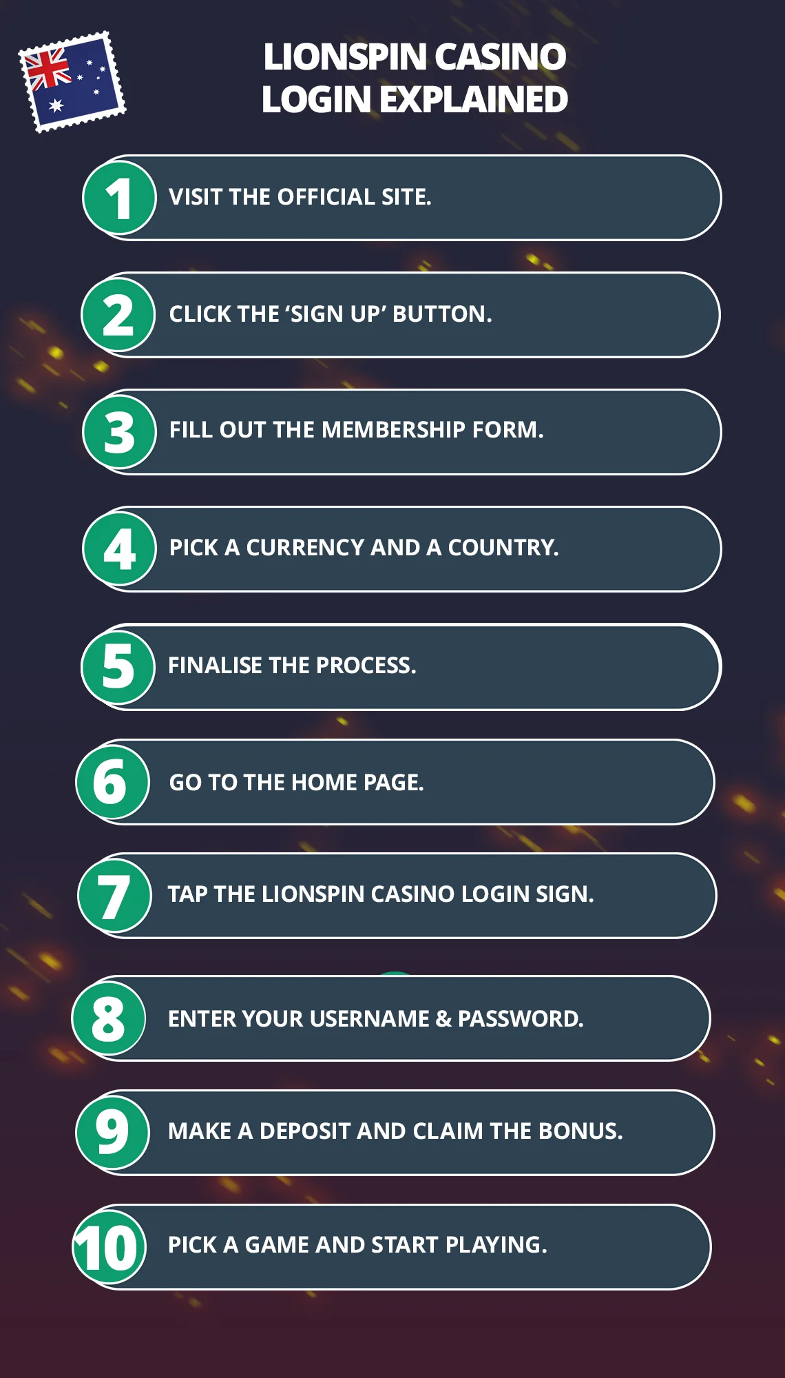 Lionspin Casino Login Explained