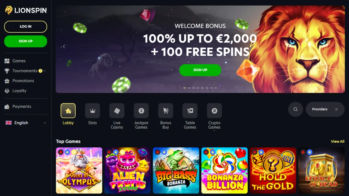 Lionspin Casino Review