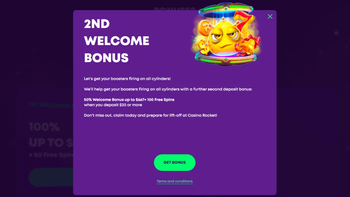 casino rocket deposit bonus