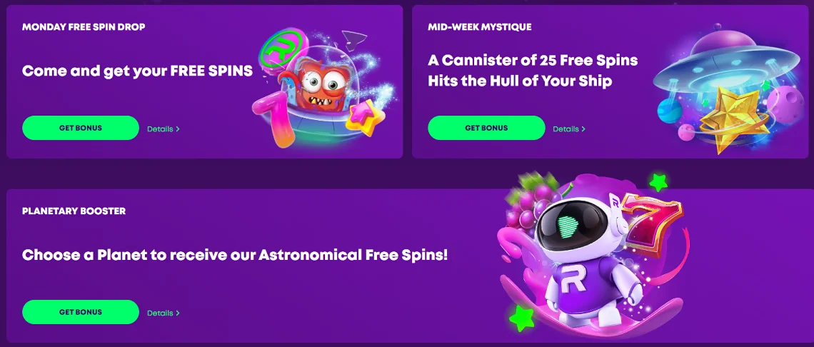 Casino Rocket free spins