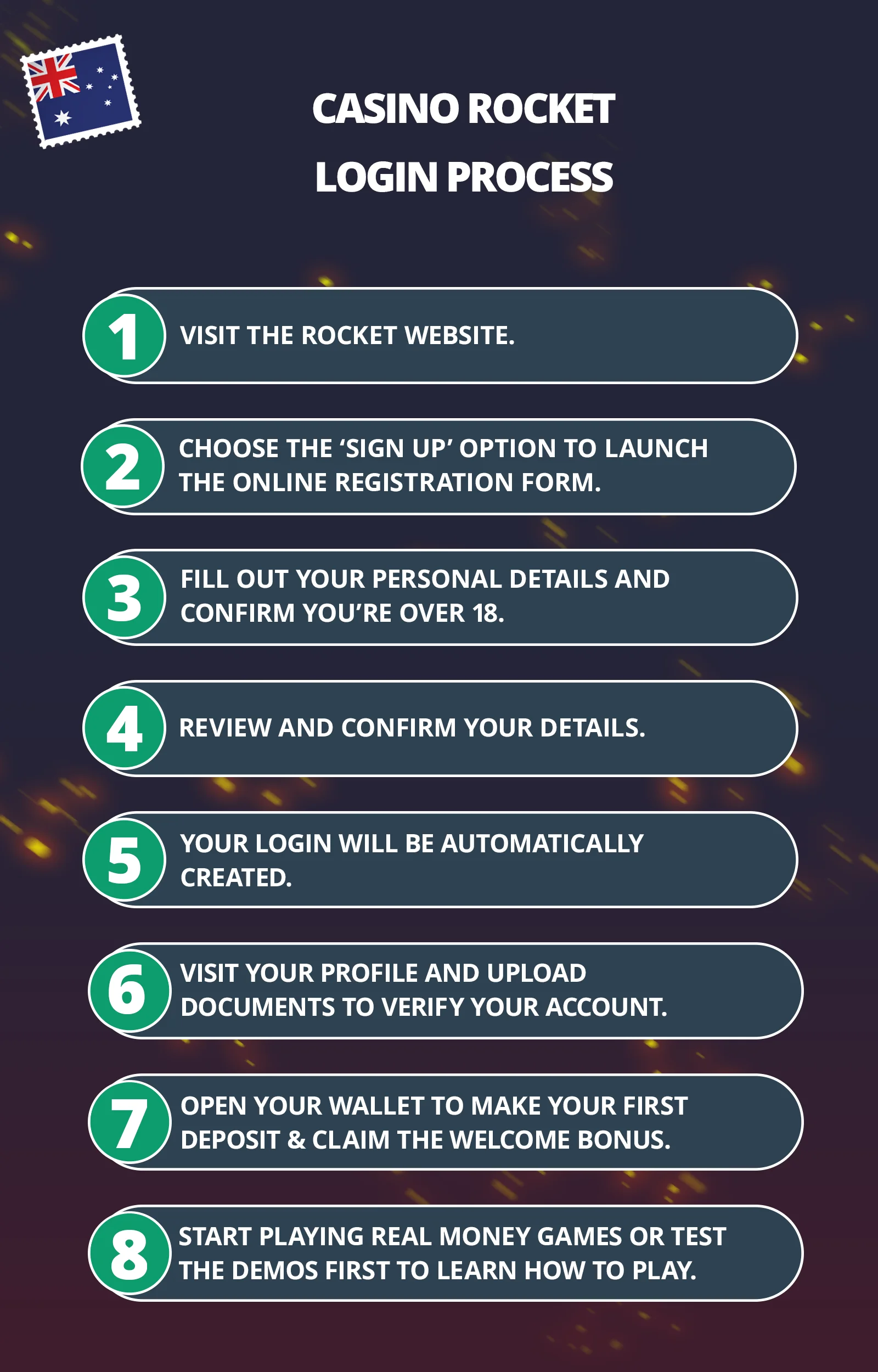 Casino Rocket login