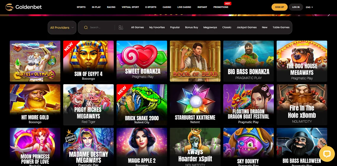 Goldenbet casino game