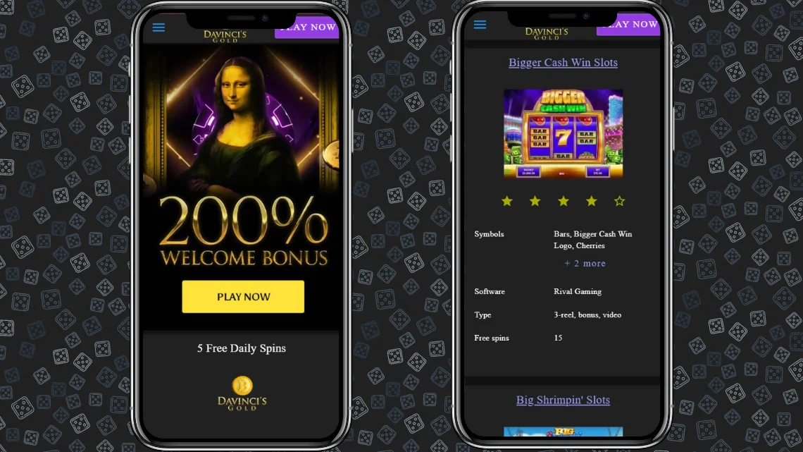 Davinci's Gold Casino app