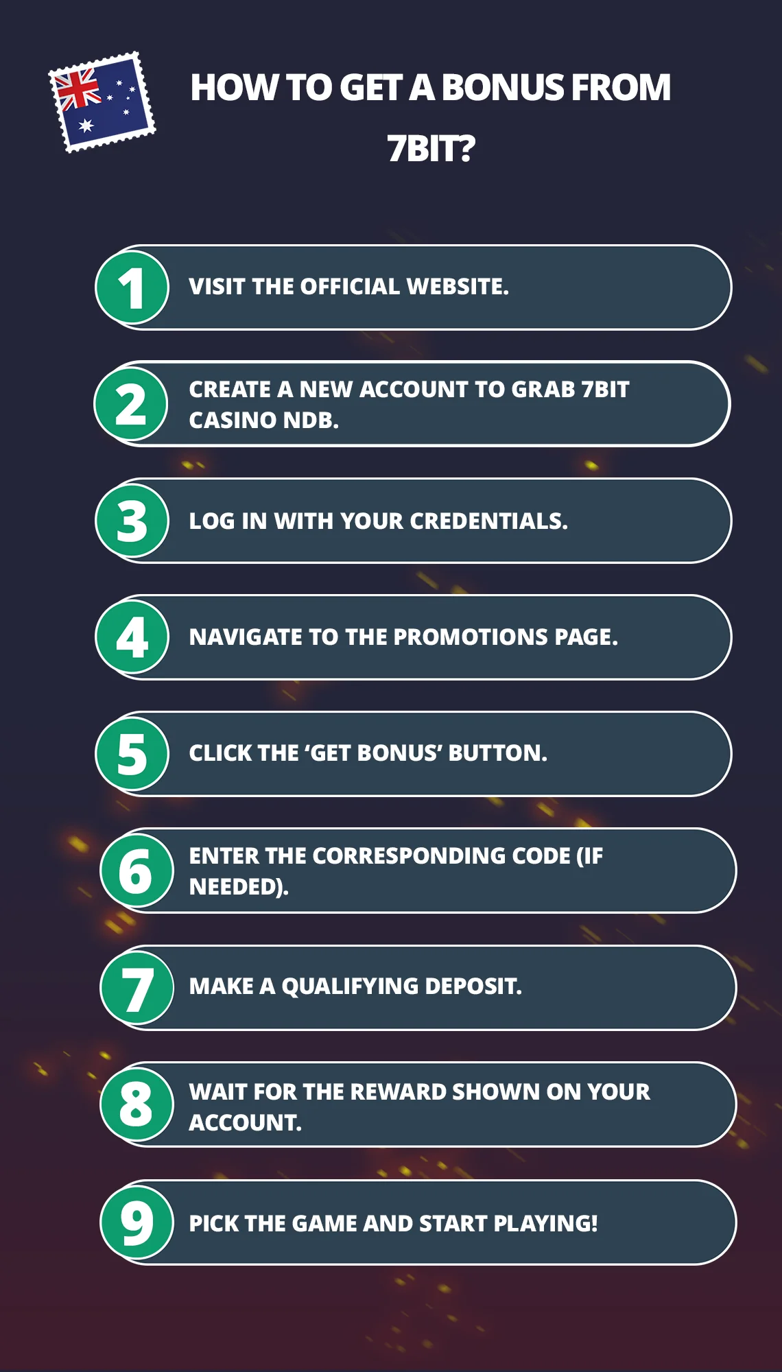 How to Get a Bonus from 7Bit