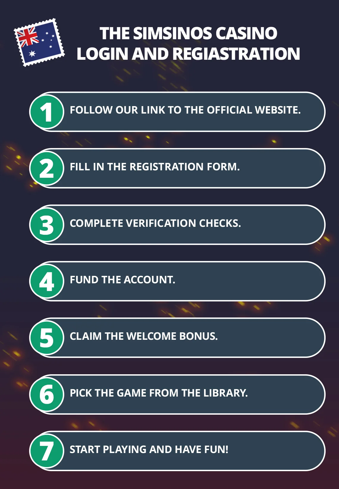 The Simsinos Casino Login and Regiastration