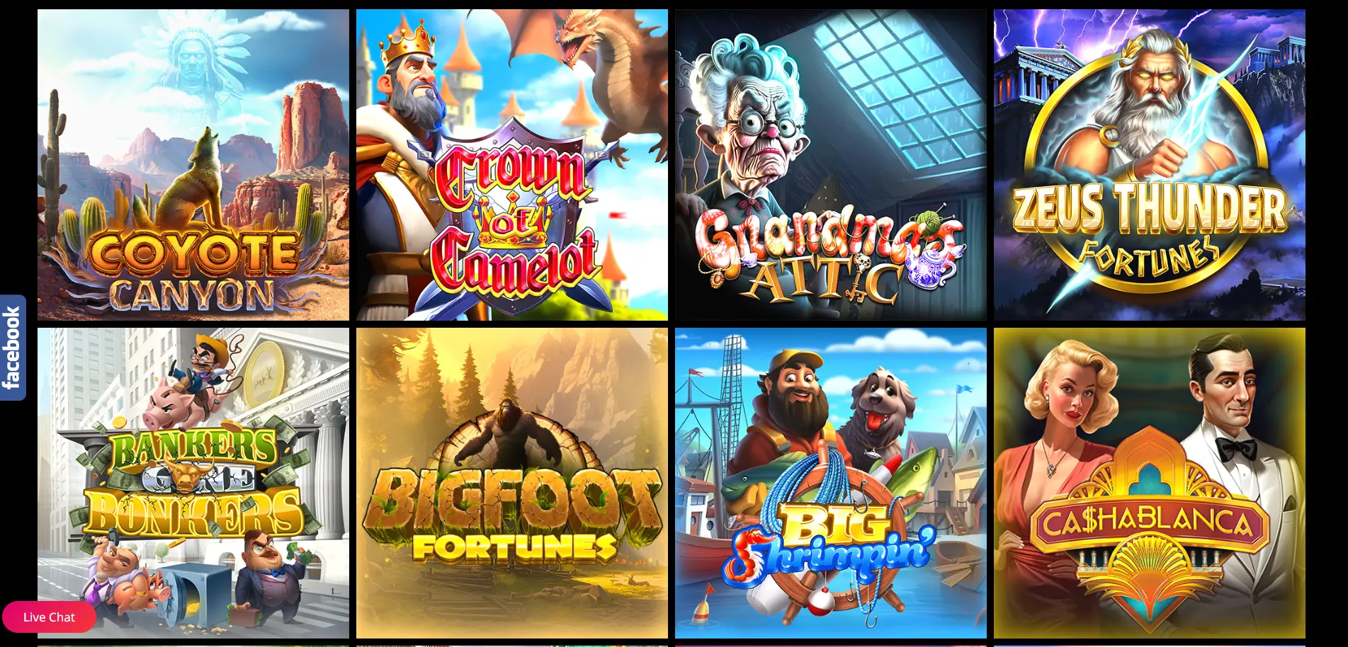 EuroBets Casino games