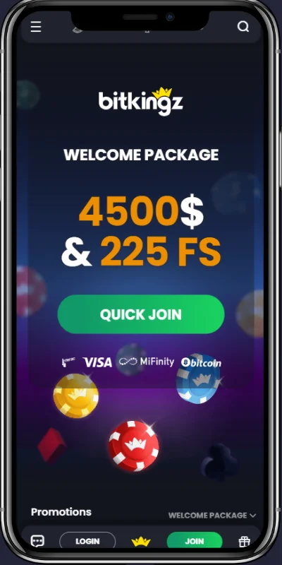 Bitkingz Casino app