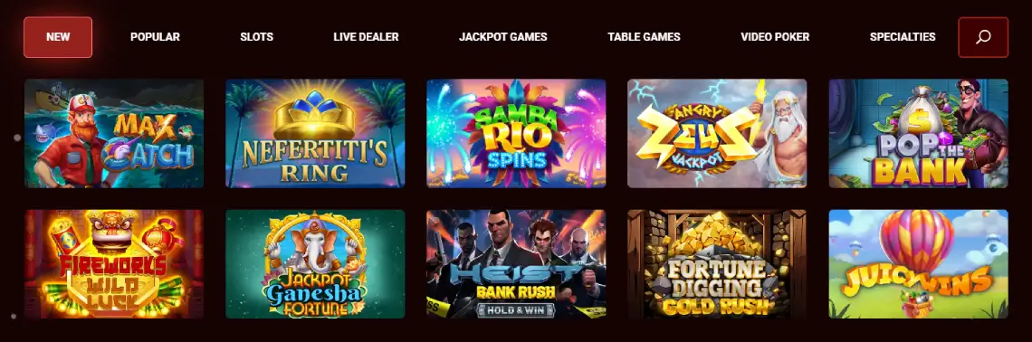 BoVegas Casino Games