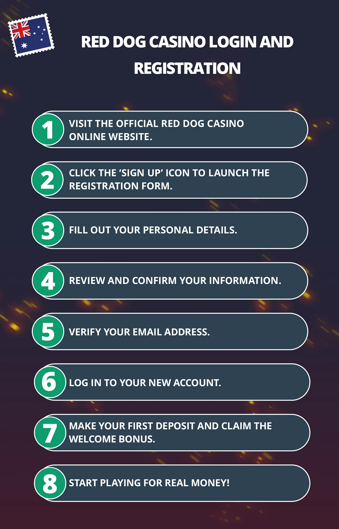 Red Dog Casino Login and Registration