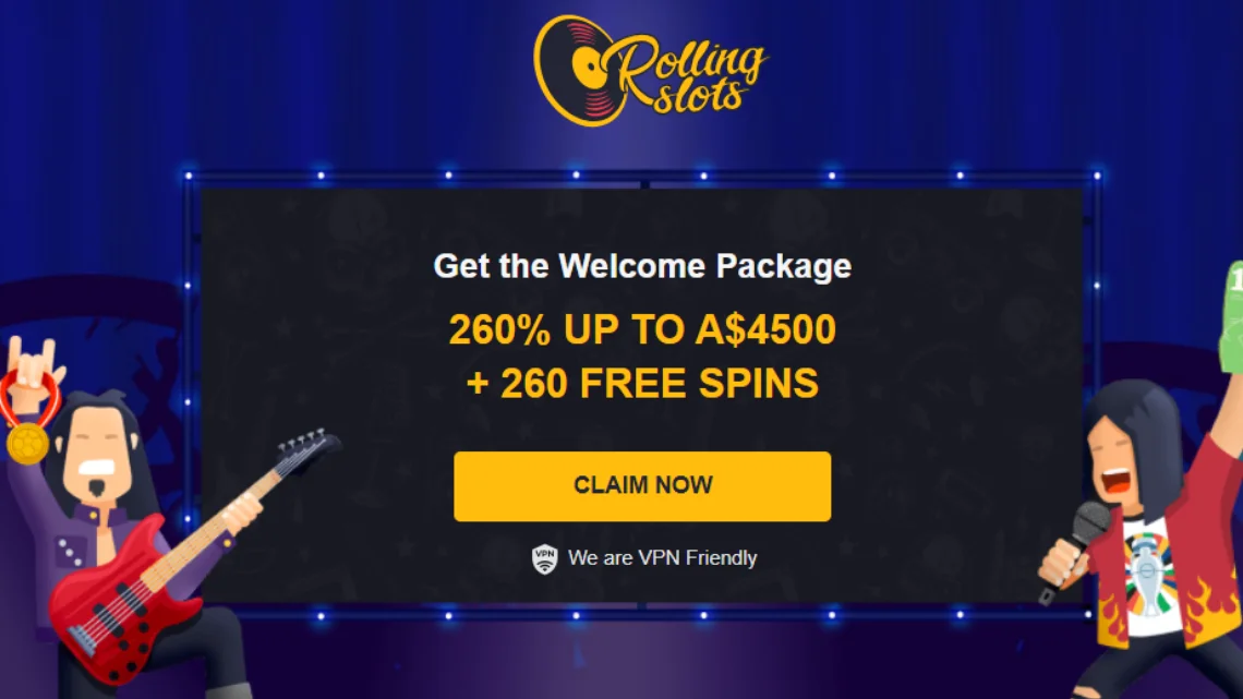 Rolling Slots Casino Free Spins