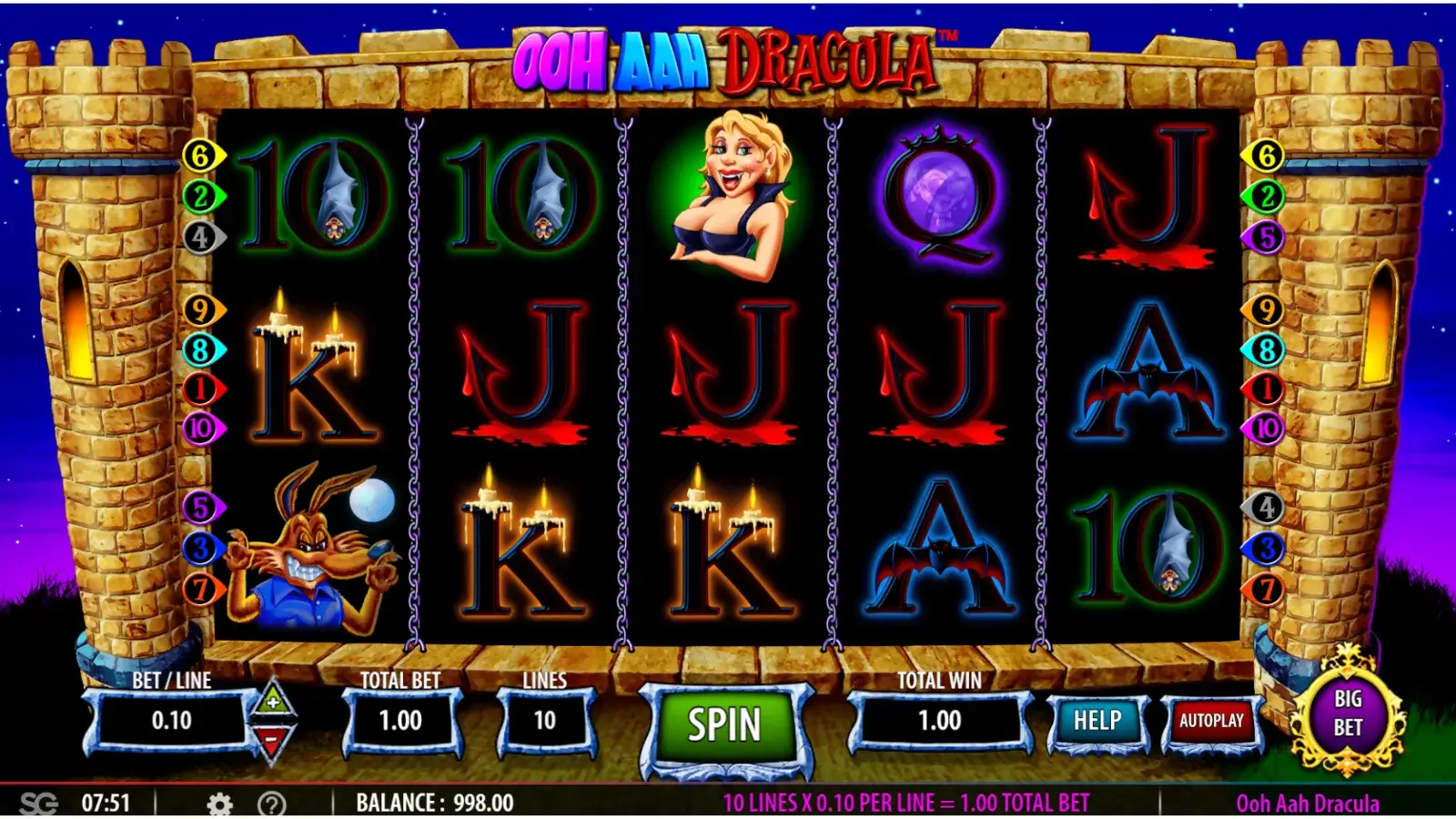 Ooh Aah Dracula Slot