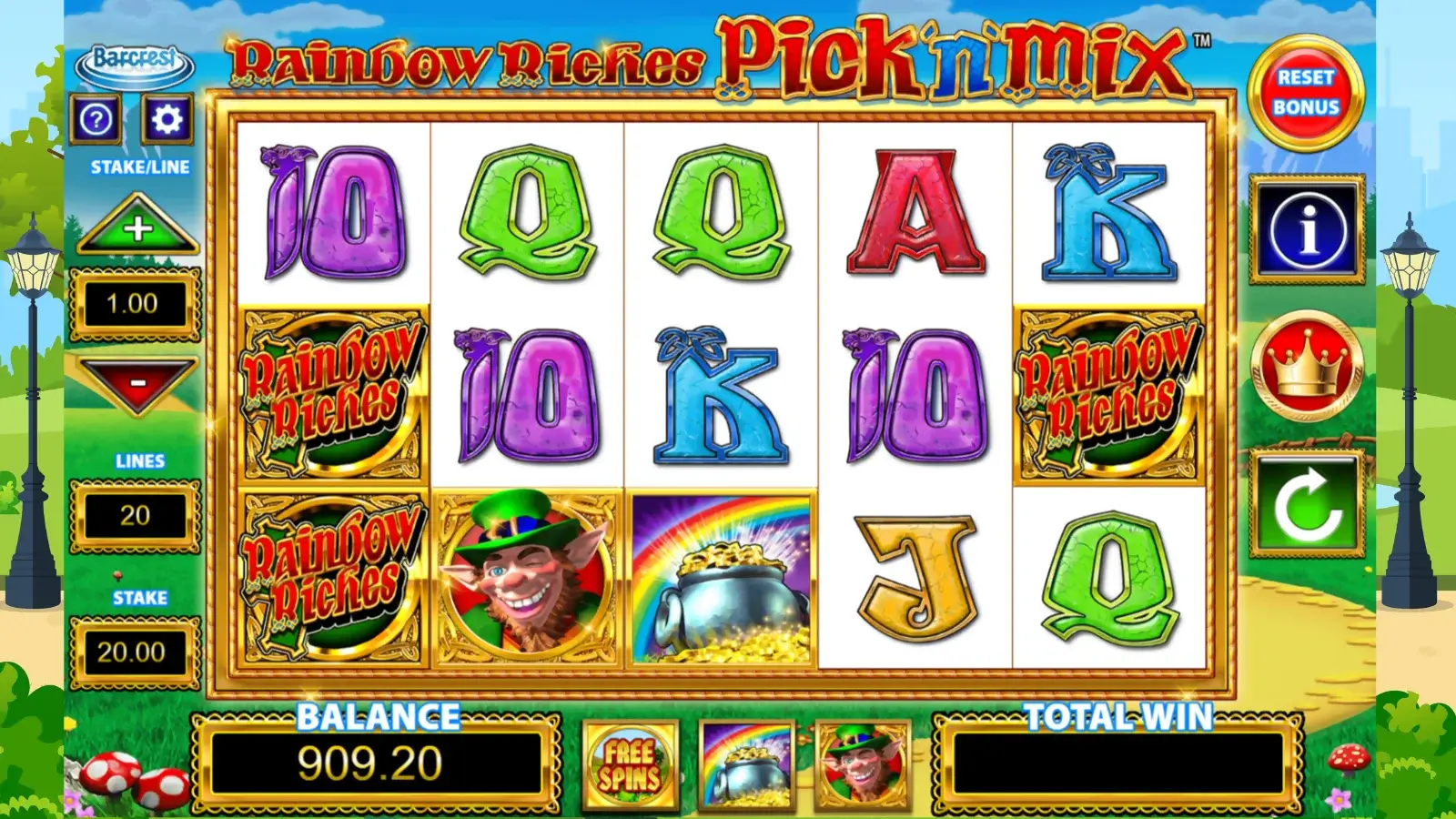 Rainbow Riches Pick n Mix Slot