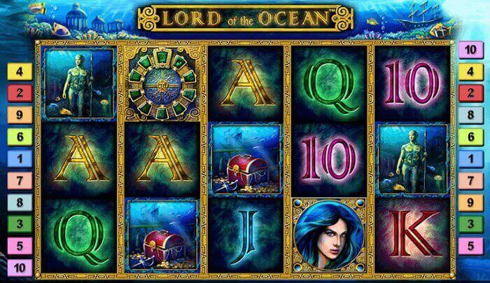 Lord of the Ocean slot symbols