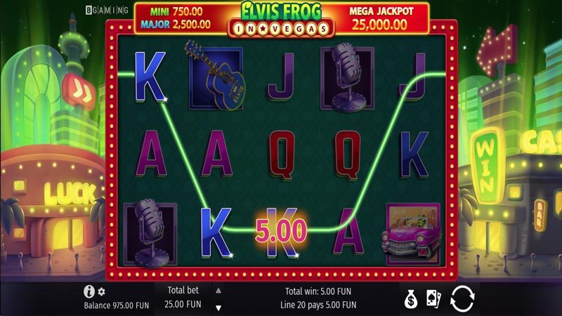 Elvis Frog In Vegas Slot Game Online