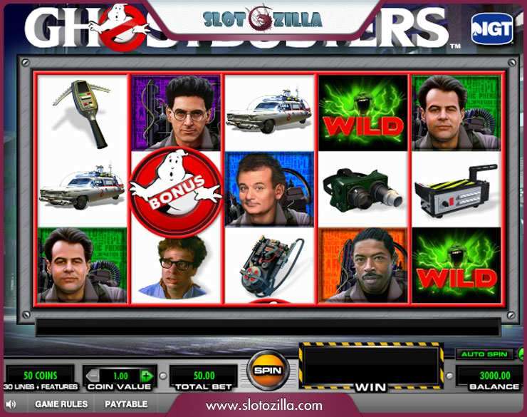 Ghostbusters slot machine IGT