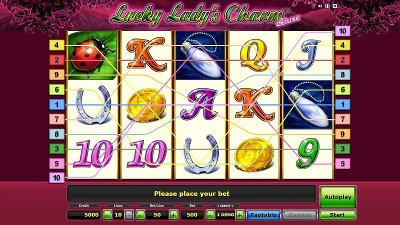 Lucky Ladys Charm Deluxe slot machine