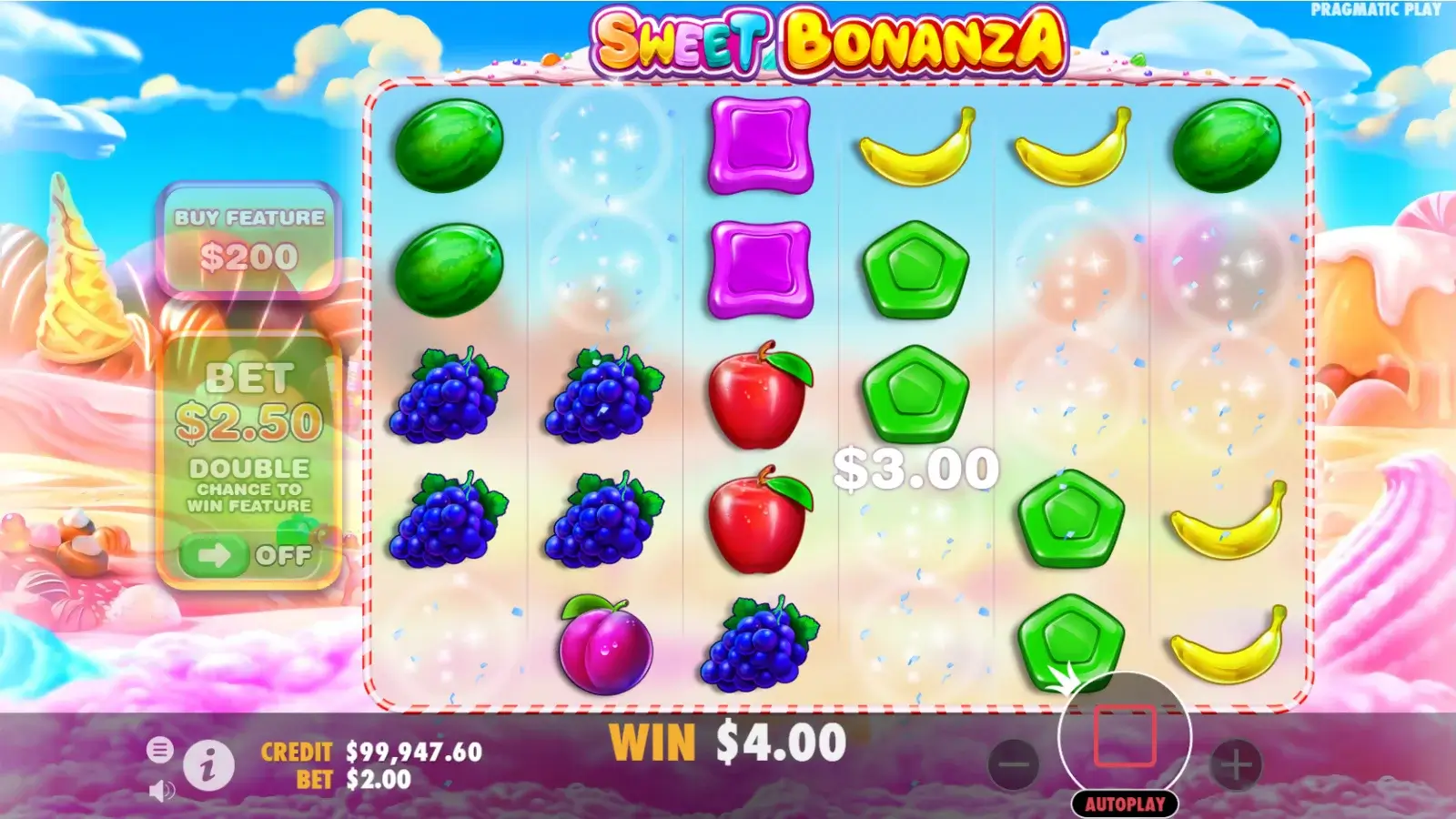 Sweet Bonanza graphics