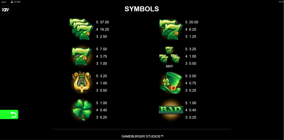 9 Pots of Gold symbols