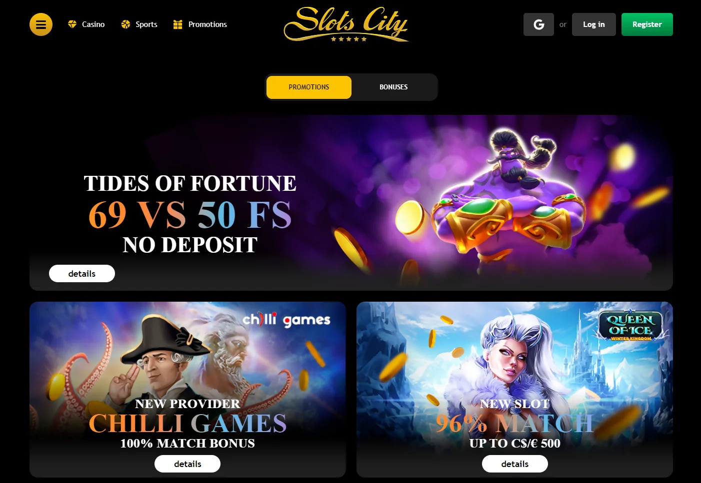 Slots City Casino Promotions