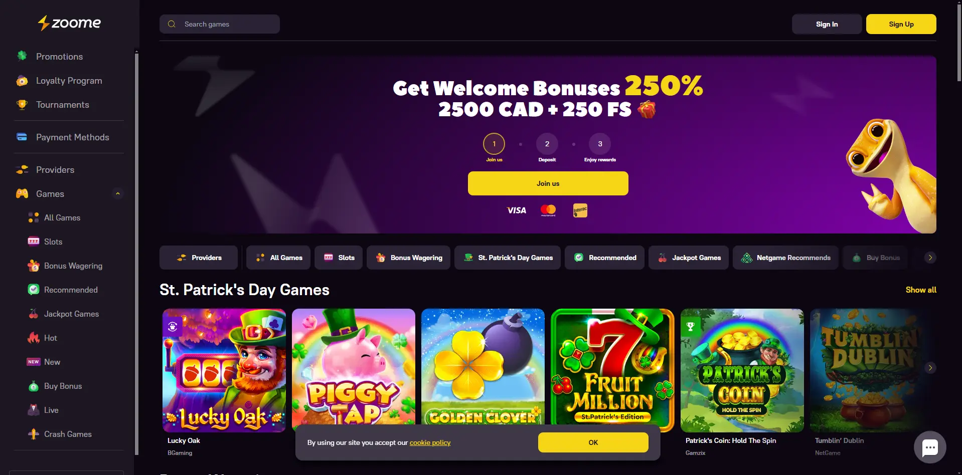 Zoome casino review