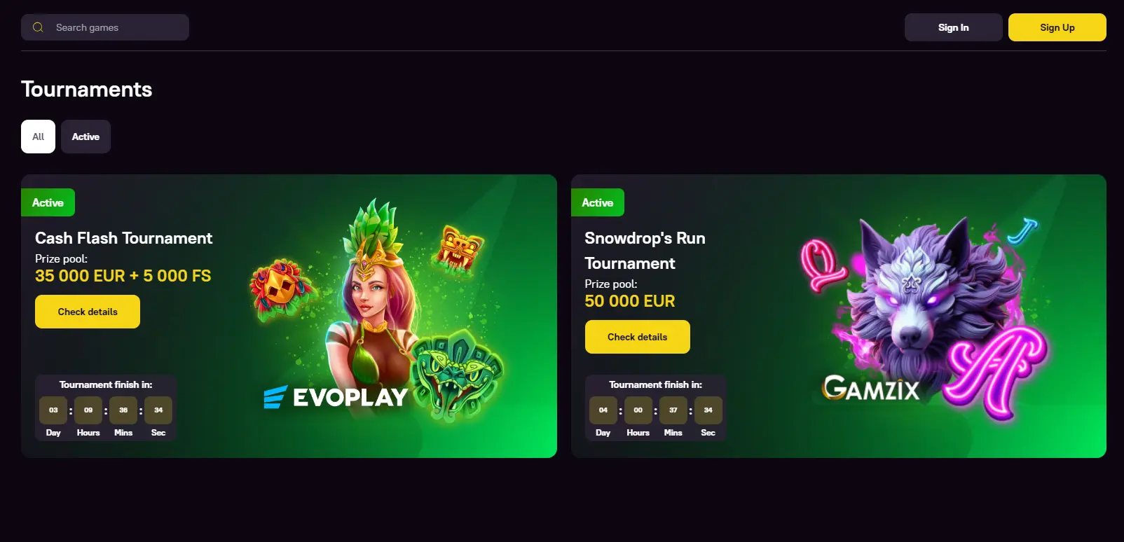 Zoome casino tournaments