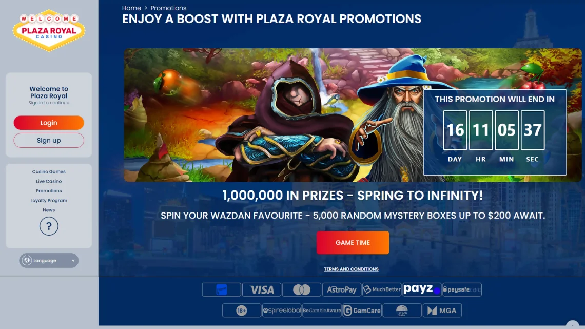 Plaza Royal Promotions