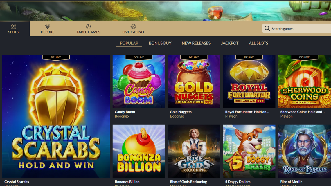 Tortuga casino games