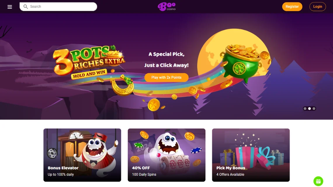 Boo casino games