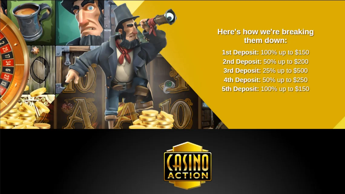 Casino Action bonuses