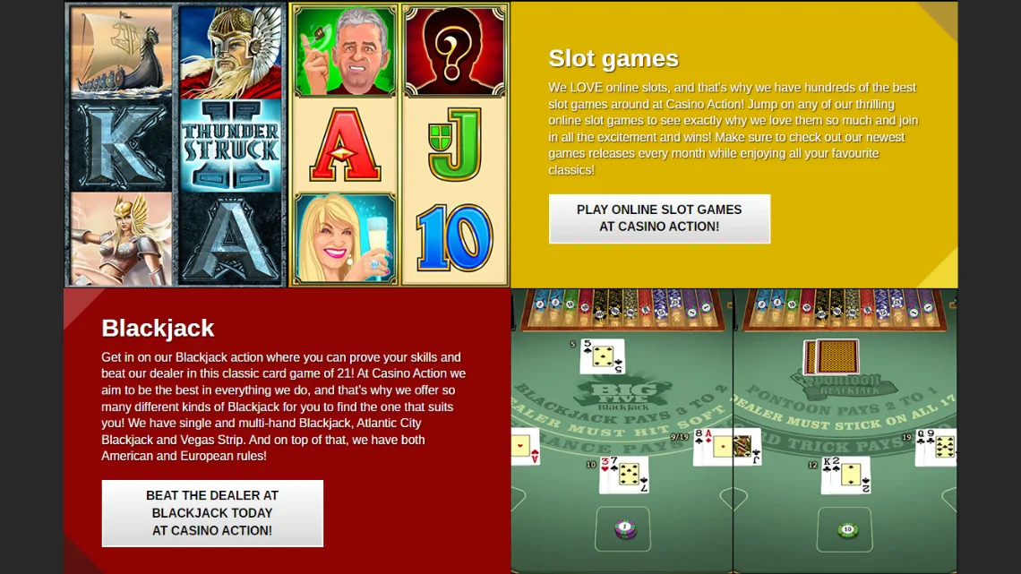 Casino Action games