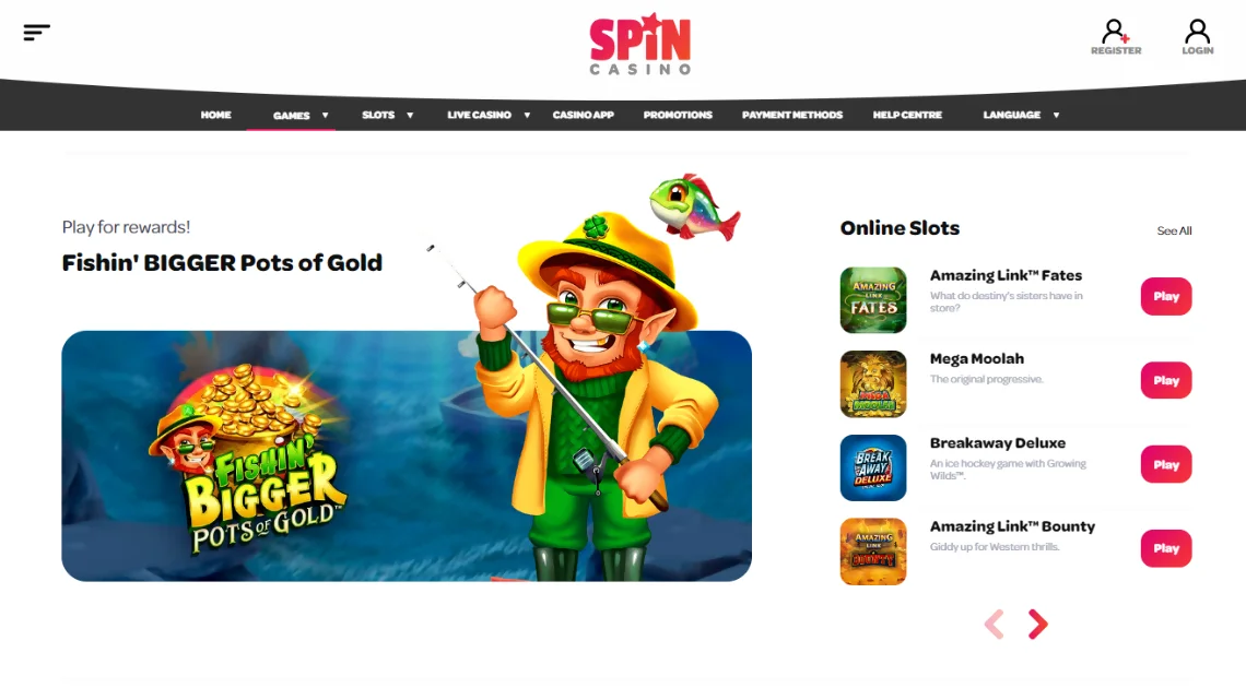 Spin Casino games