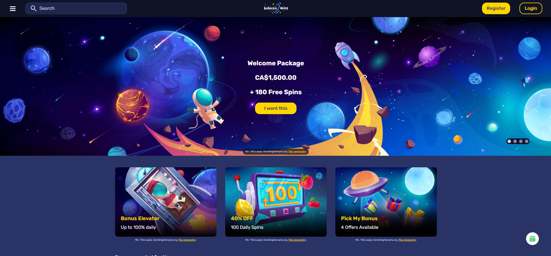 Galaxyno casino login