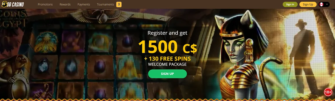 Bob Casino welcome bonus