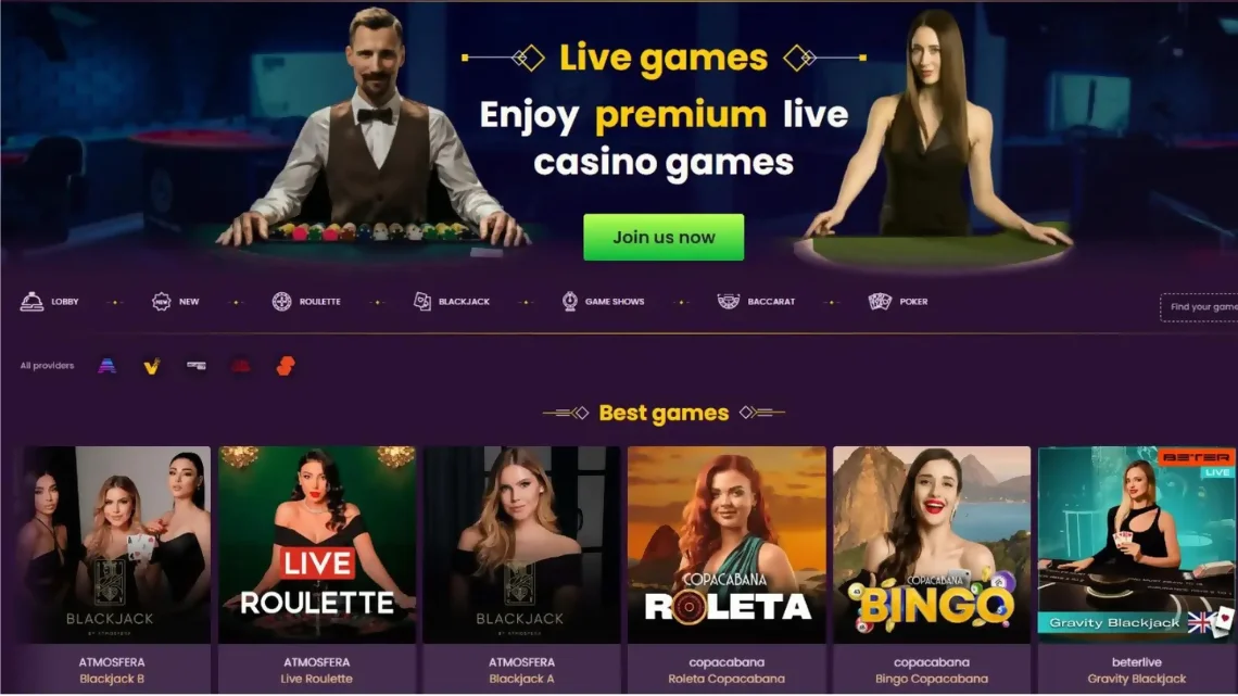 Bizzo casino live