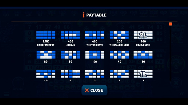 pachinko paytable