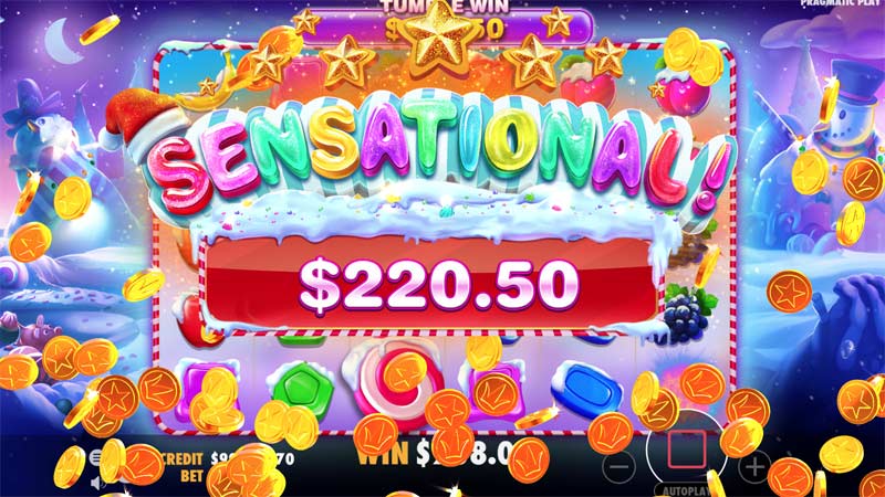 Sweet Bonanza Xmas Slot Winning